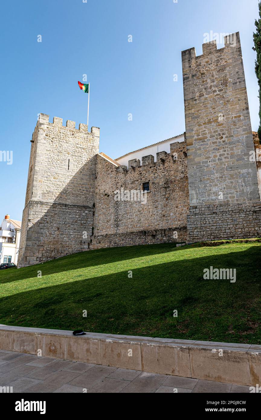 Loule Castle Portugal Stock Photo Alamy