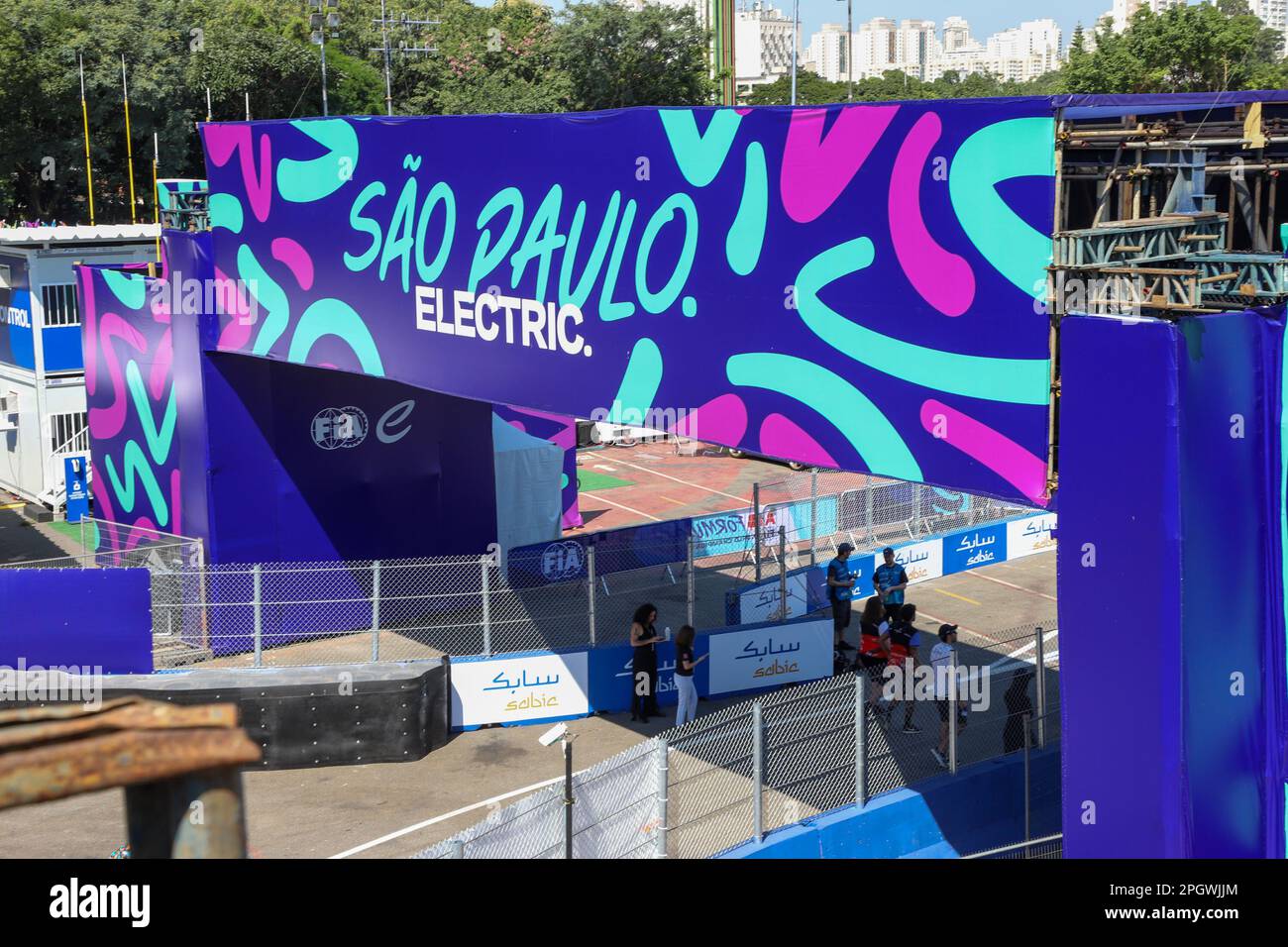 Sao Paulo Sao Paulo Brasil 24th Mar 2023 SPO Formula E Race In