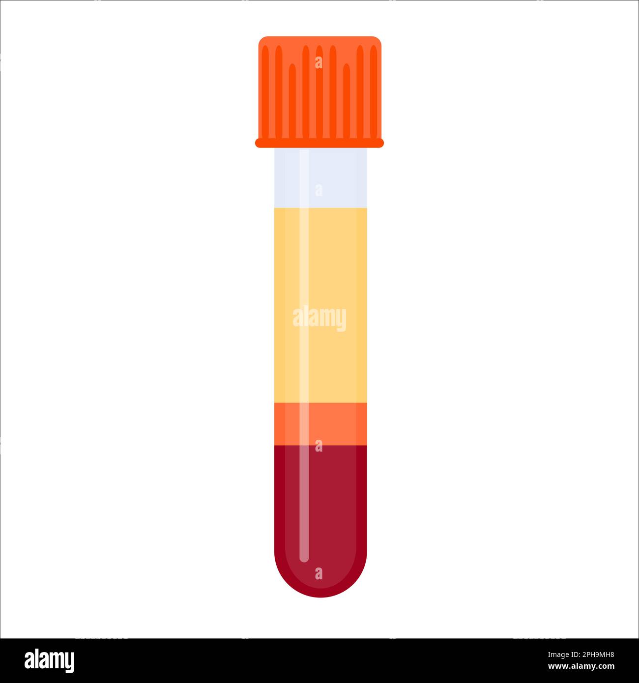 Platelet Rich Plasma Blood Test Tube Icon Stock Vector Image Art Alamy