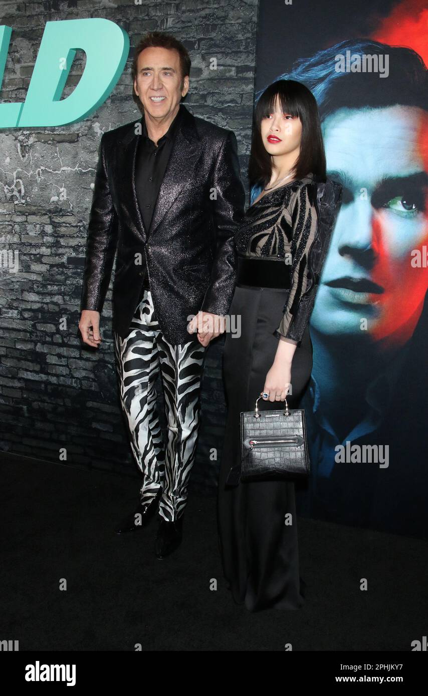 New York Ny Usa Th Mar Nicolas Cage And Riko Shibata At The