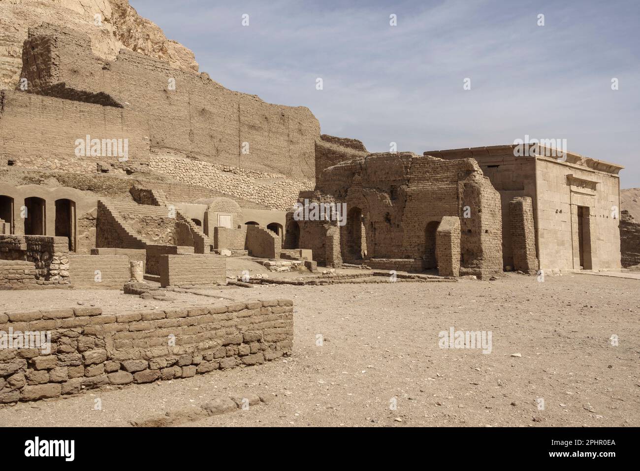 The Ptolemaic Temple At Deir El Medina The Workers Village On The