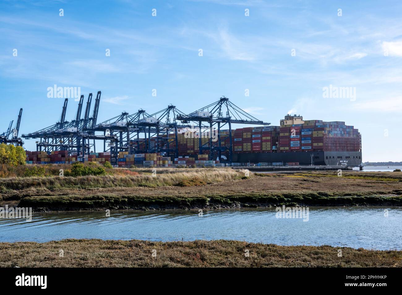 Trinity Quay At The Port Of Felixstowe Suffolk UK Stock Photo Alamy