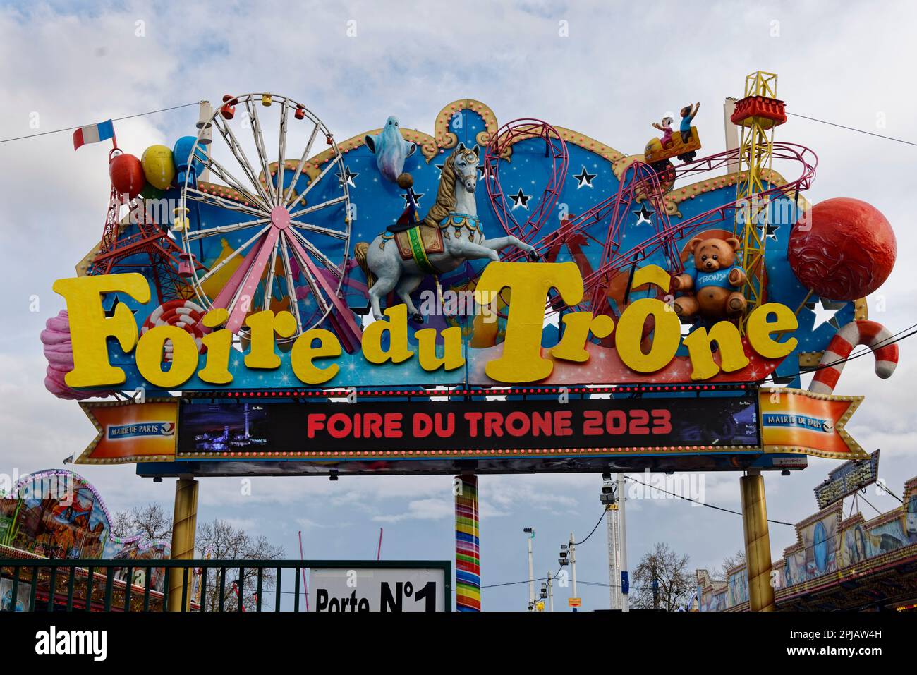 Paris France 31st Mar 2023 Inauguration Evening Of The Foire Du