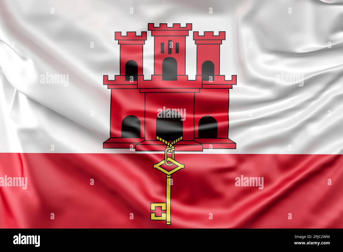 Gibraltar Castle Flag Hi Res Stock Photography And Images Alamy