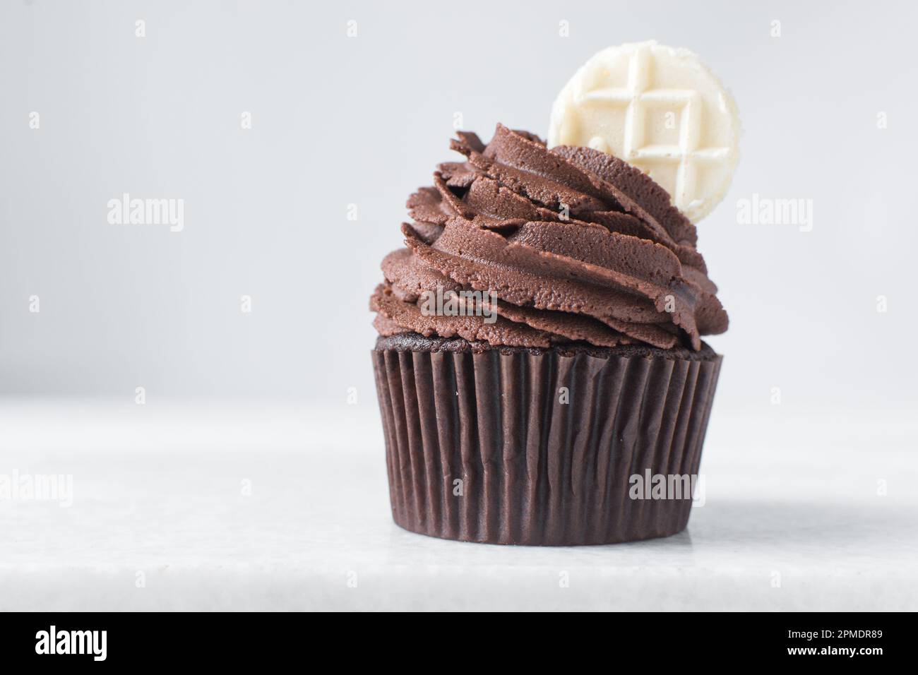 Chocolate Cupcake With Dark Chocolate Buttercream Double Chocolate