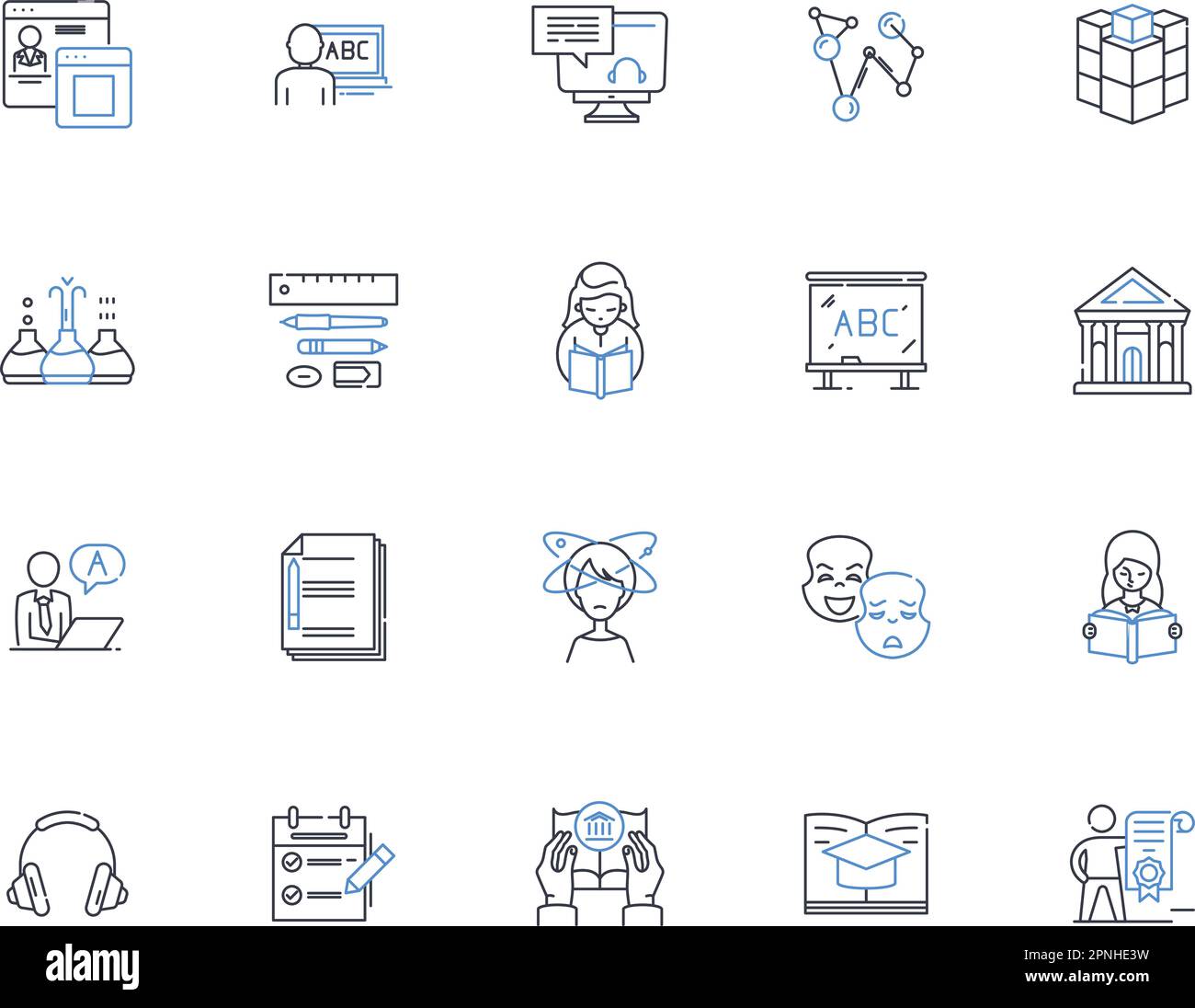 Understanding Line Icons Collection Comprehension Empathy Perception