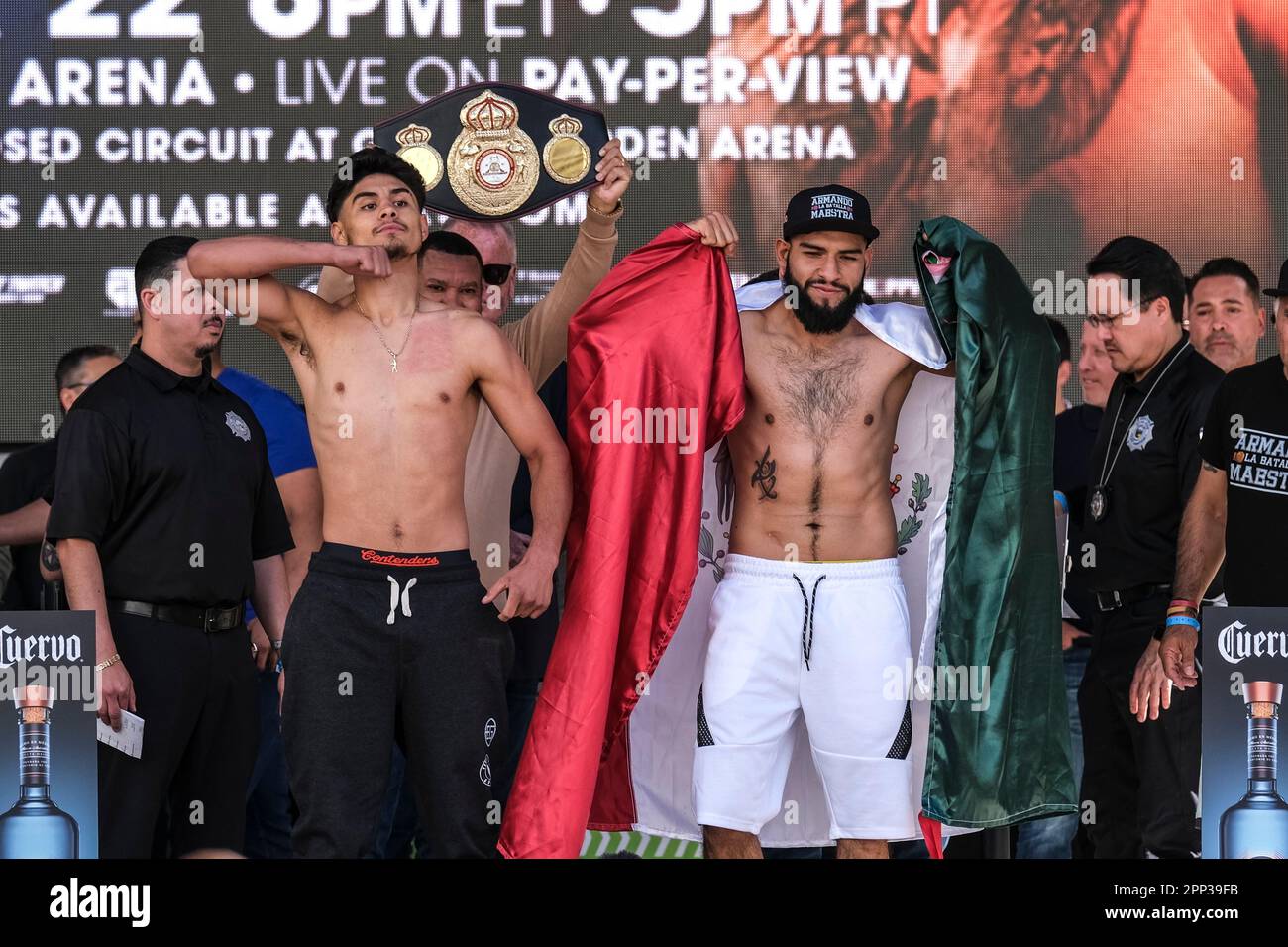 Las Vegas Nevada USA 21st Apr 2023 Elijah Garcia 14 0 12KOs Left