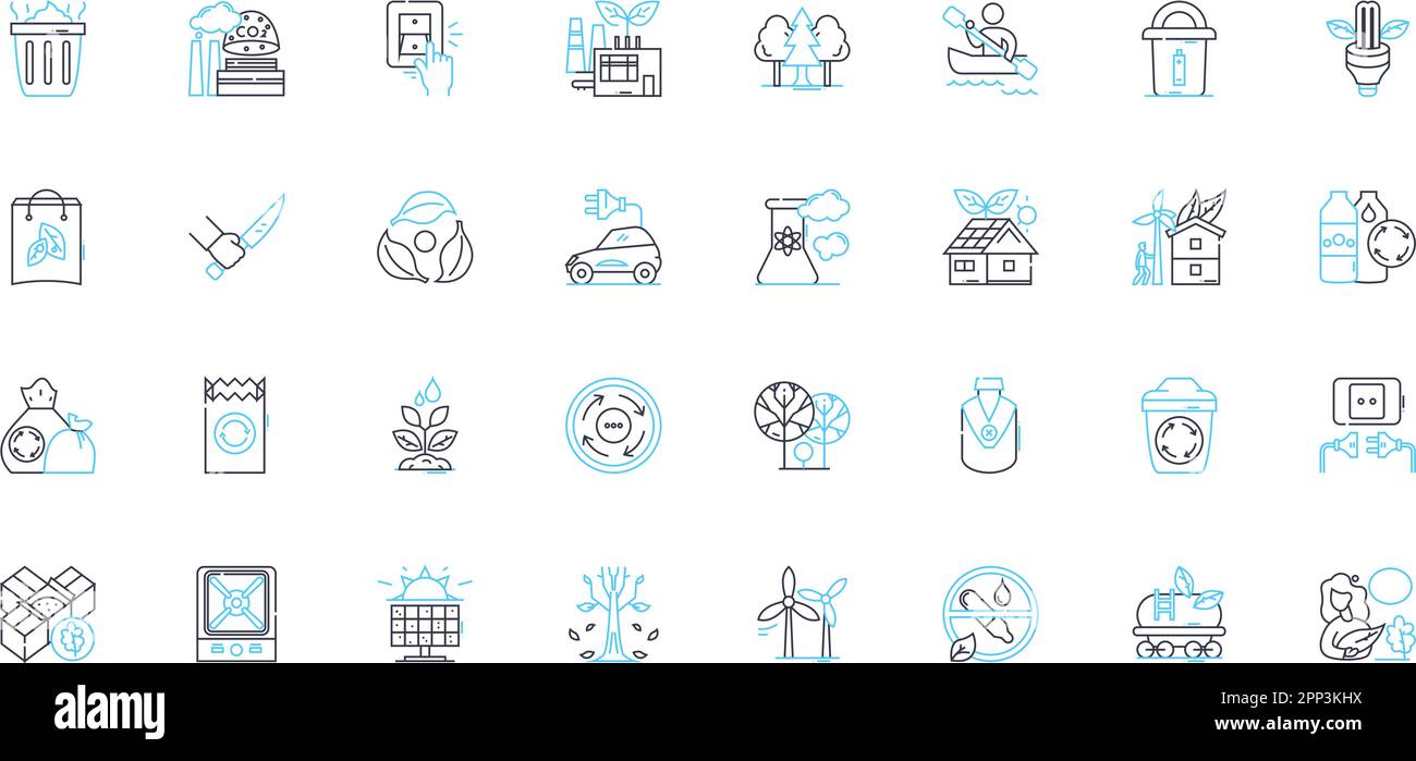 Tidy House Linear Icons Set Cleanliness Organization Declutter