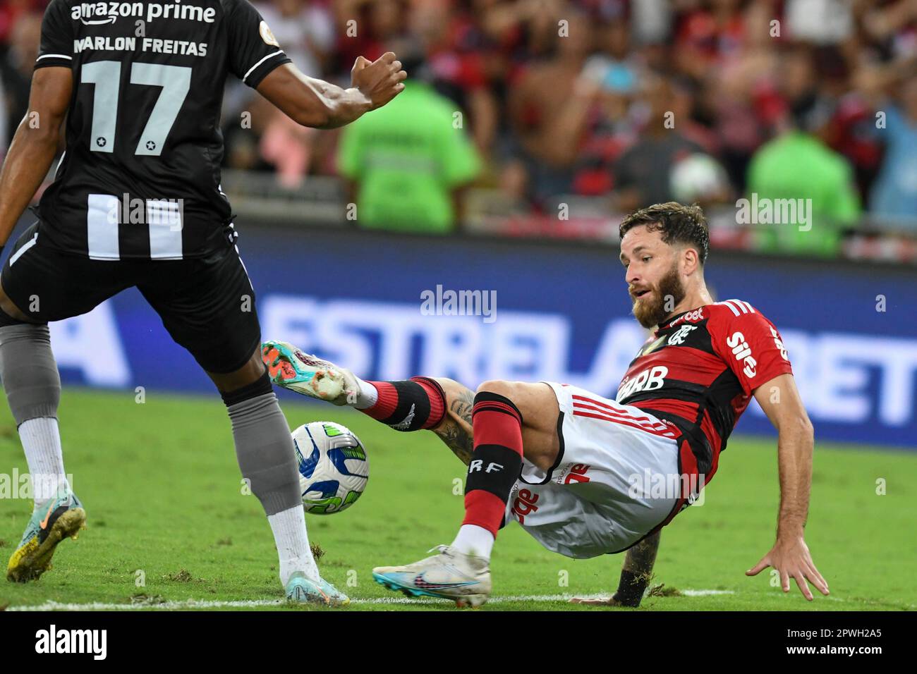 Rio Brazil April Leo Pereira In Match Between Flamengo Vs