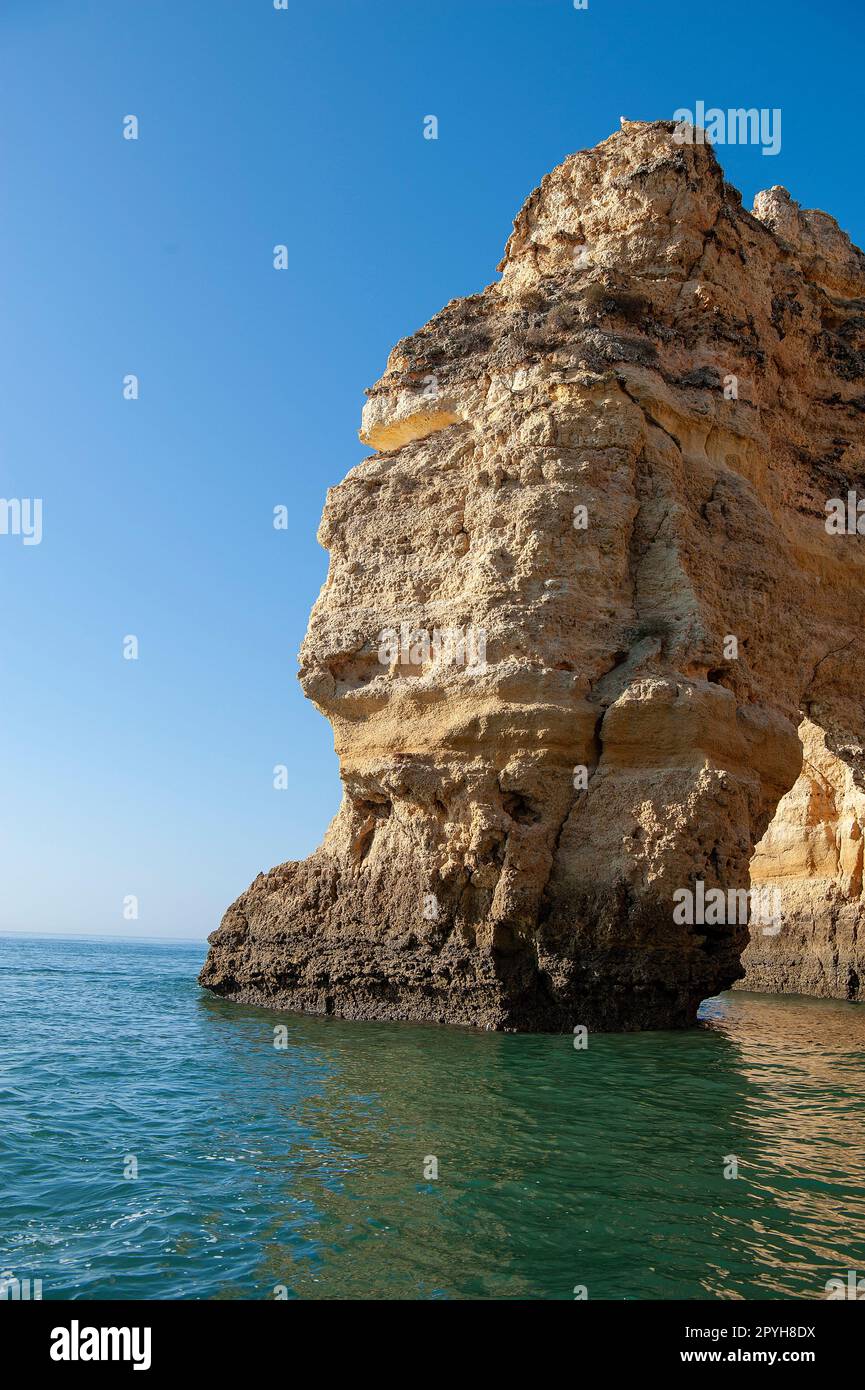 Rock Formations On The Algarve Coast Stock Photo Alamy