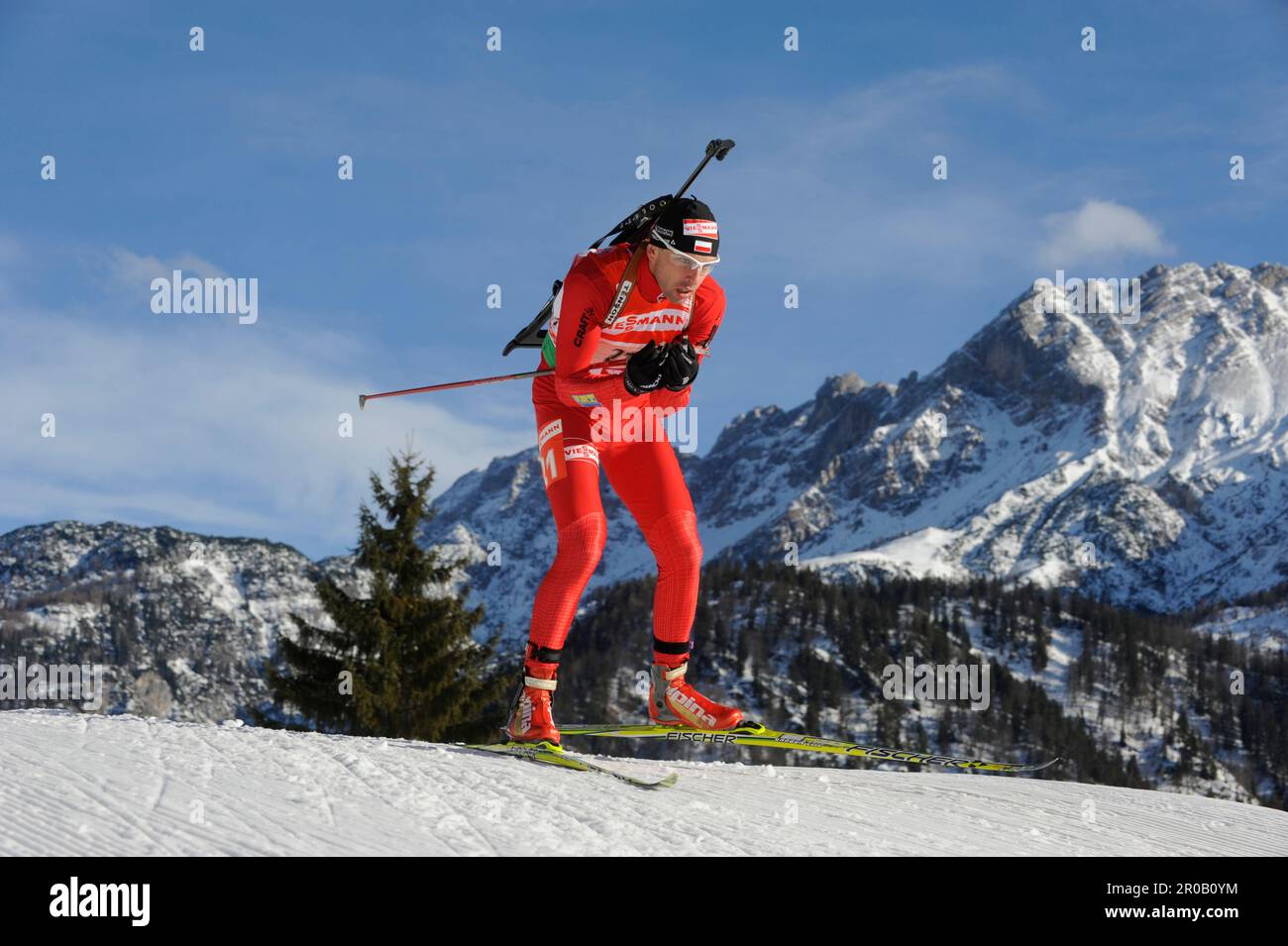 Sikora Tomasz Pol Aktion Biathlon Welt Cup In Hochfilzen