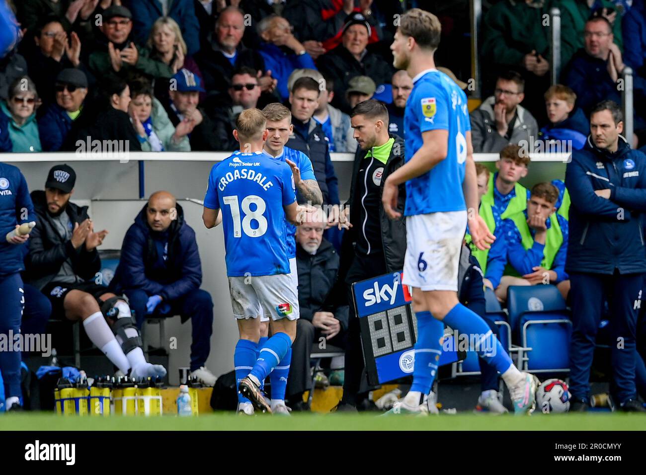 Stockport Uk Th May Ryan Croasdale Of Stockport County