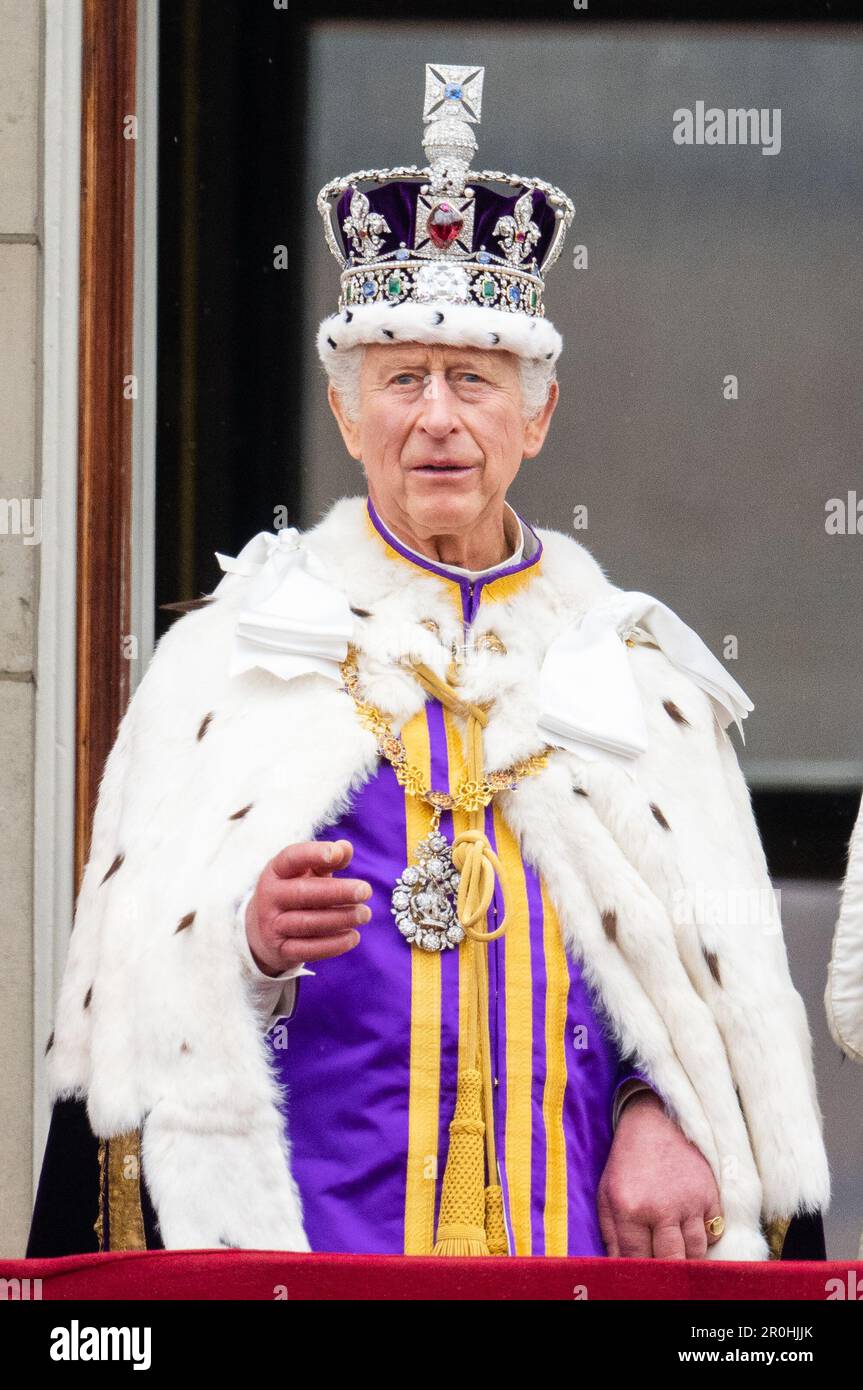 London England Uk May King Charles Iii Wearing The