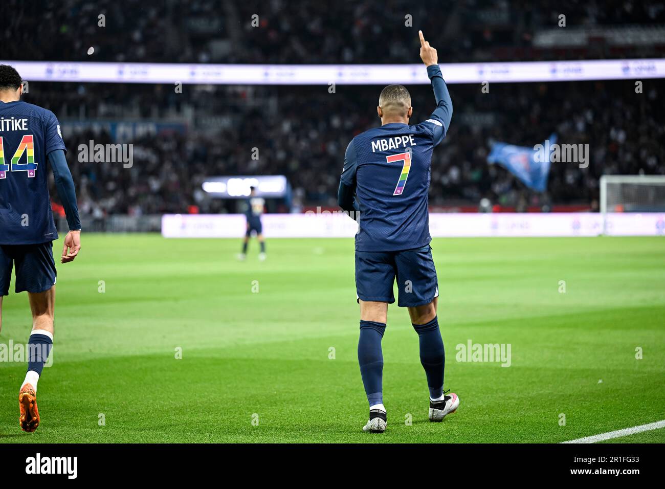 Paris France Th May Kylian Mbappe Celebrates A Goal After