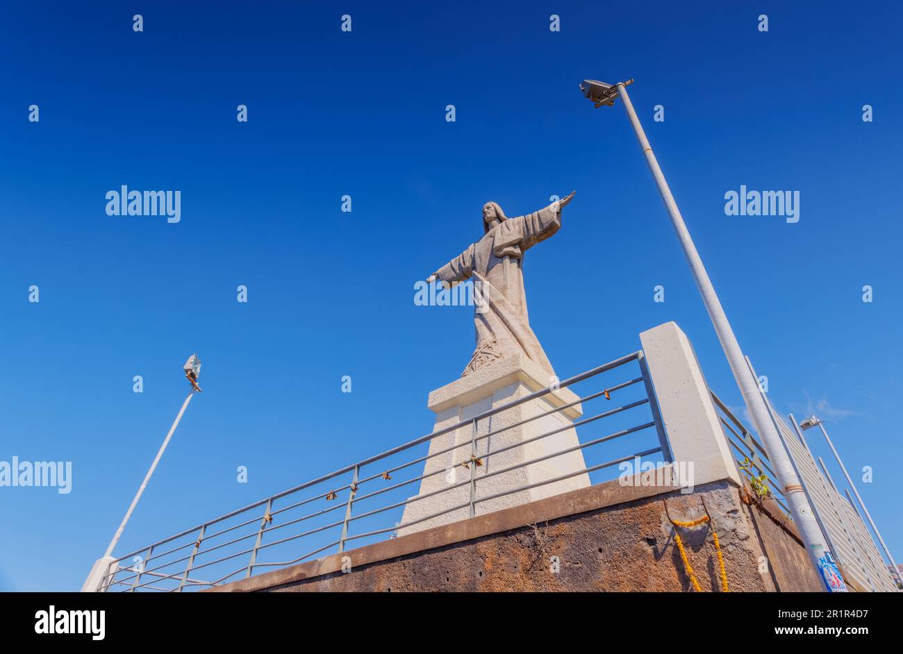 The Christ The King Statue On Madeira Island Portugal Travel