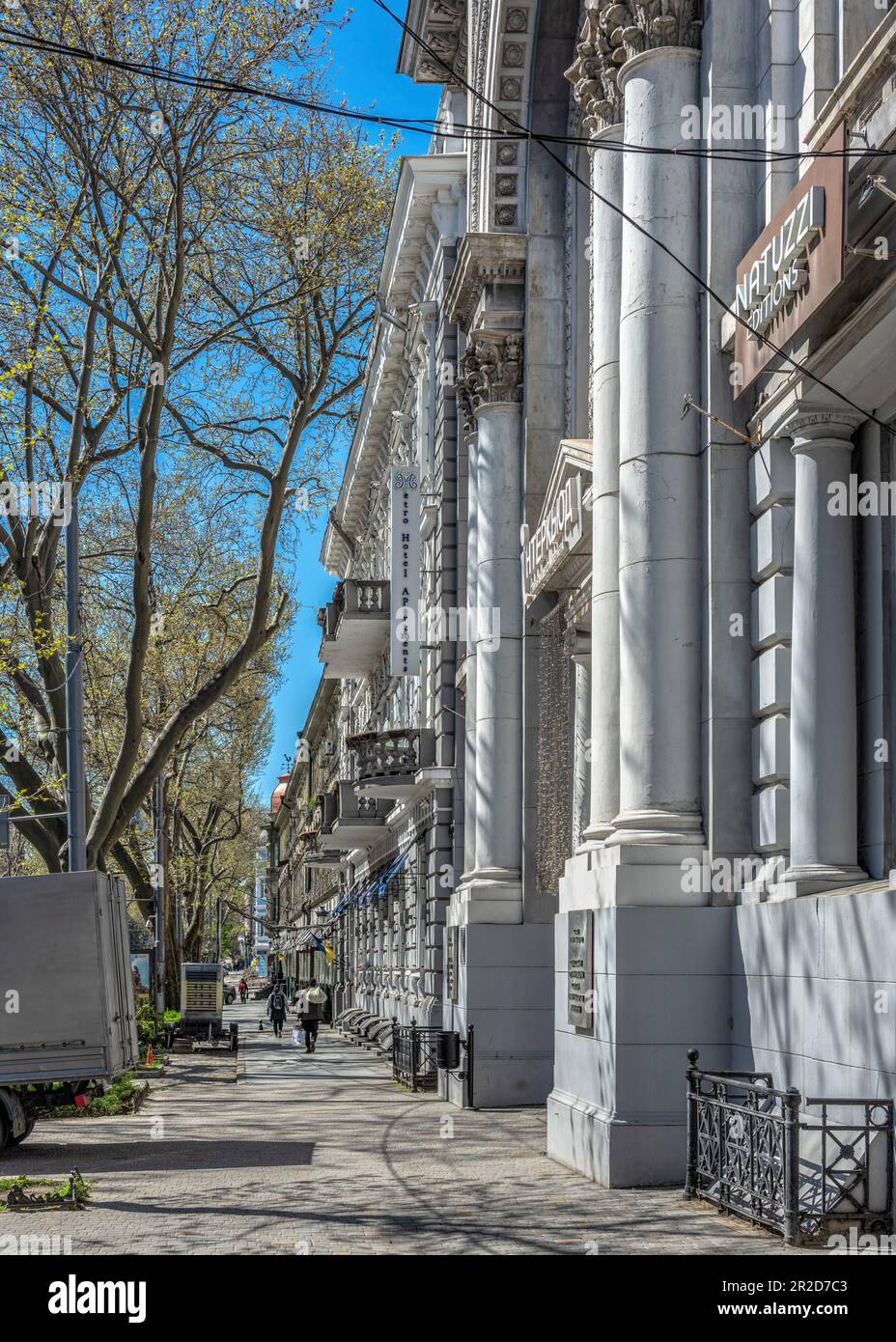 Pushkin Street In Odessa Ukraine Stock Photo Alamy