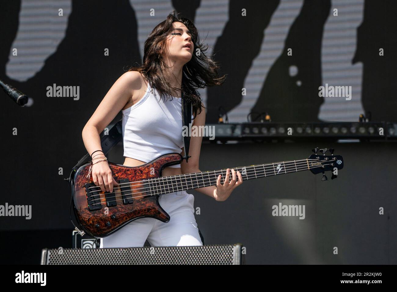 Alejandra Villarreal Of The Warning Performs At The Welcome To