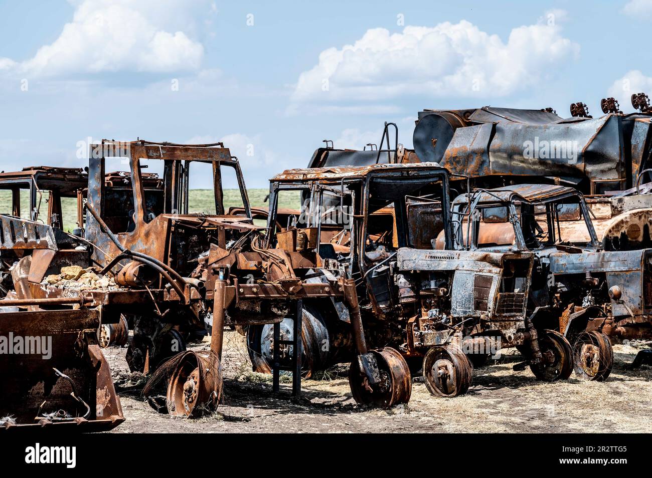 Velyka Oleksandrivka Kherson Oblast Ukraine 19th May 2023 Farm