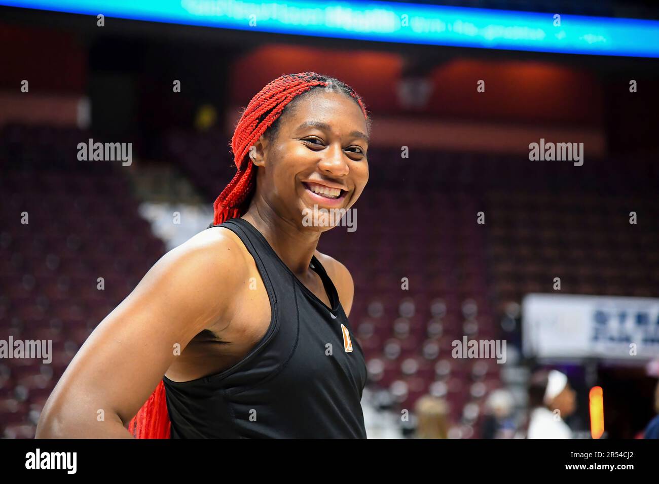 Uncasville Ct May Indiana Fever Forward Aliyah Boston Smiles