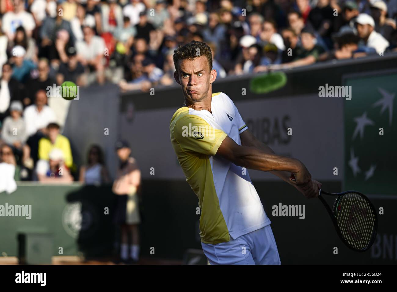 Luca Van Assche During The French Open Grand Slam Tennis Tournament On