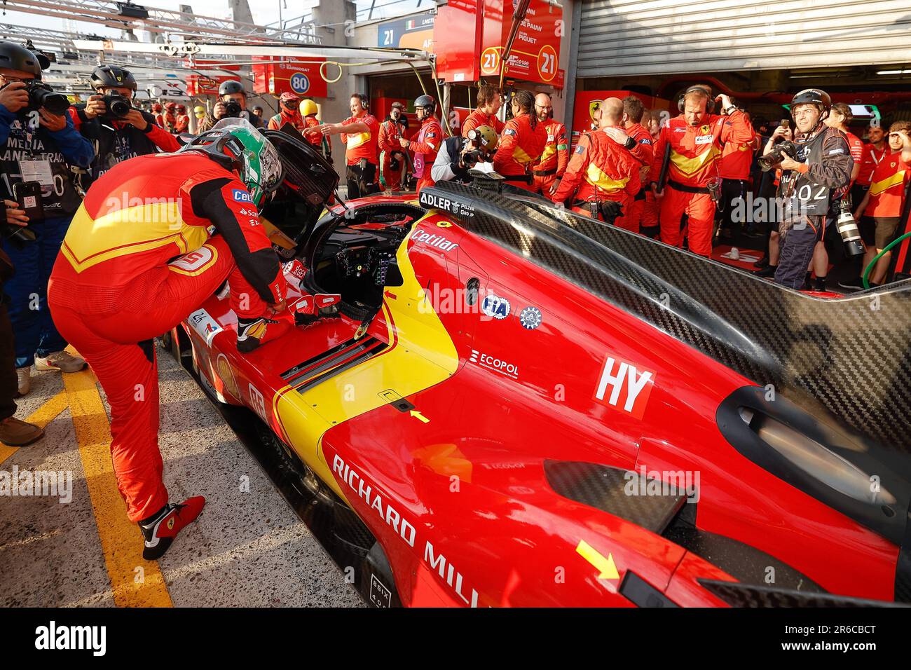 Le Mans France 08th June 2023 50 FUOCO Antonio Ita MOLINA Miguel