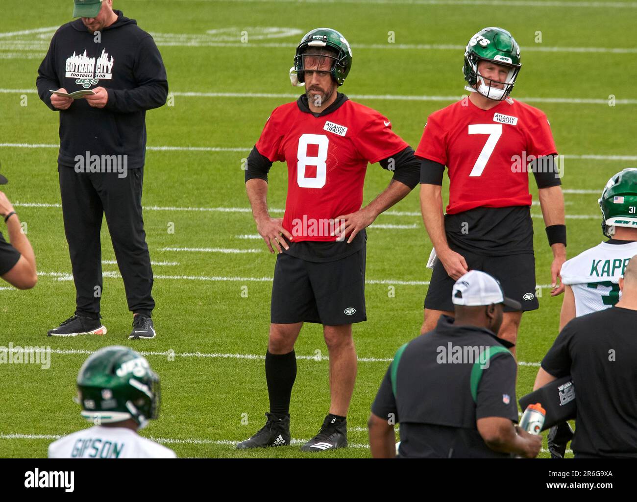 June 9 2023 Florham Park New Jersey USA New York Jets Quarterback