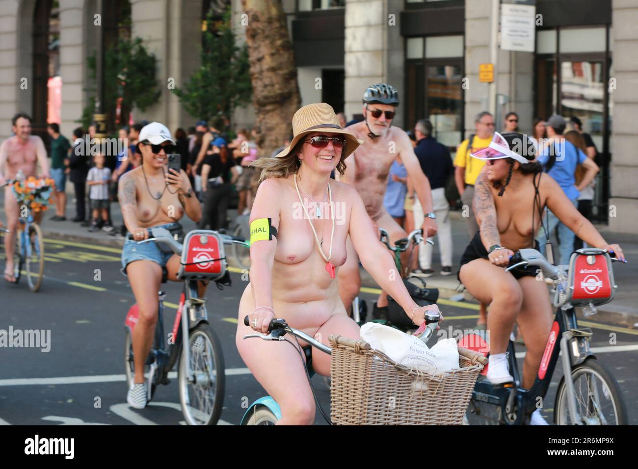 London UK 10 June 2023 The Annual World Naked Bike Ride WNBR