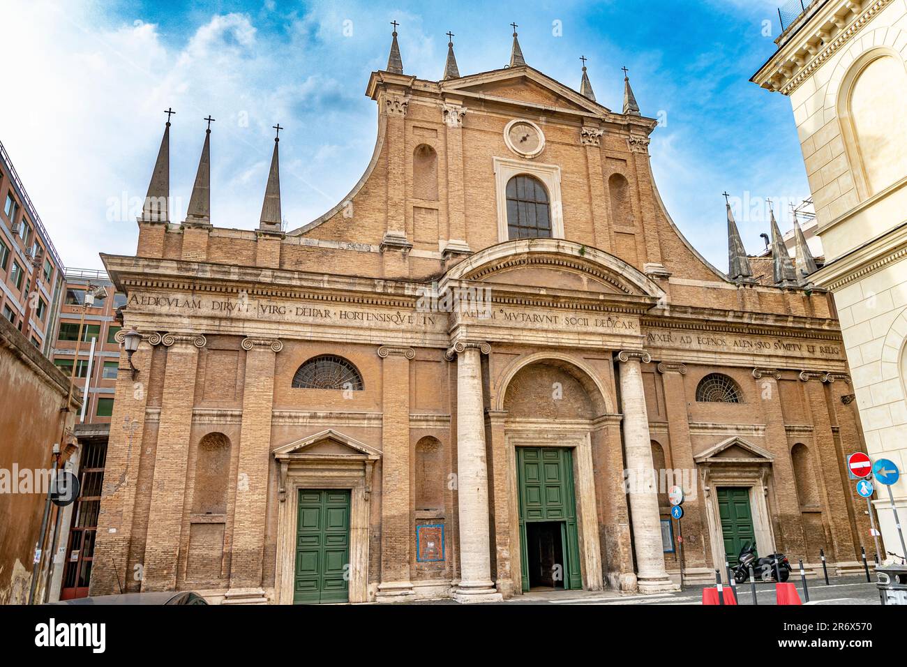 The Exterior Of Chiesa Di Santa Maria Dell Orto In The Trastevere Area