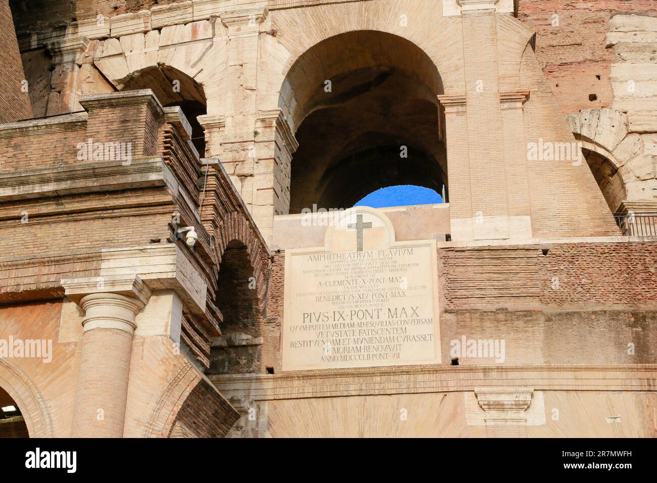 The Colosseum Area And Arch Of Constantine From Via Dei Fori Imperiali