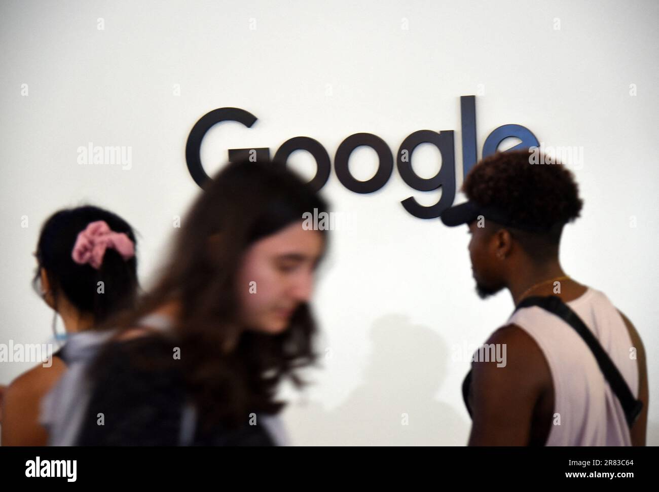 Google Logo During The Viva Technology Vivatech Fair In Paris