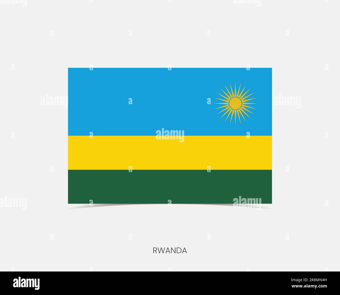 Flag Map Of Rwanda Hi Res Stock Photography And Images Alamy