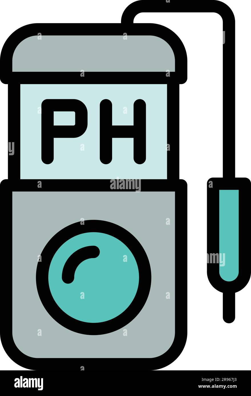 Chemical Ph Meter Icon Outline Chemical Ph Meter Vector Icon For Web