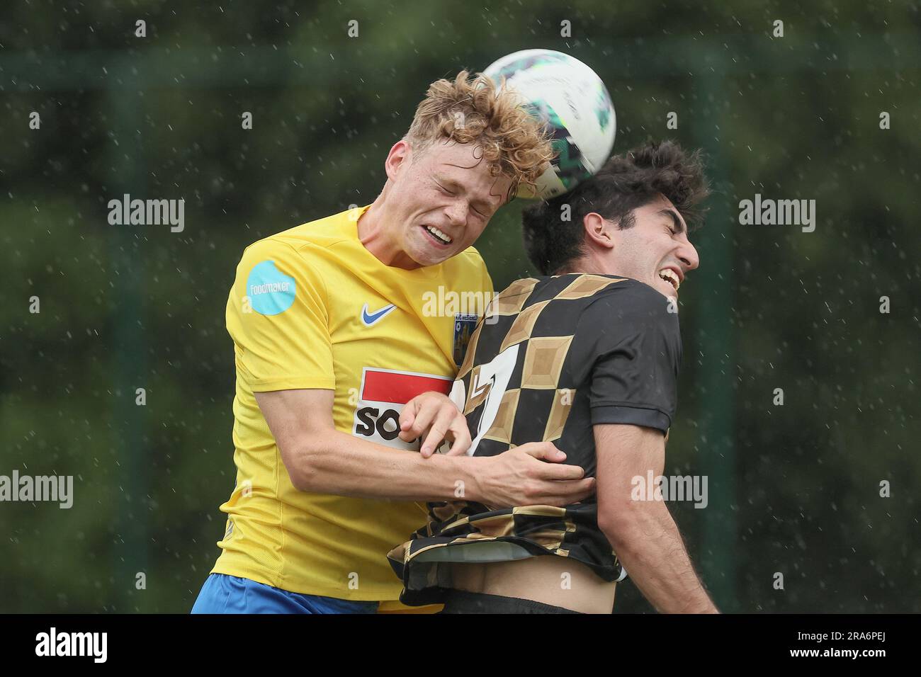 Westerlo Belgium 01st July 2023 Westerlo S Arthur Piedfort And STVV