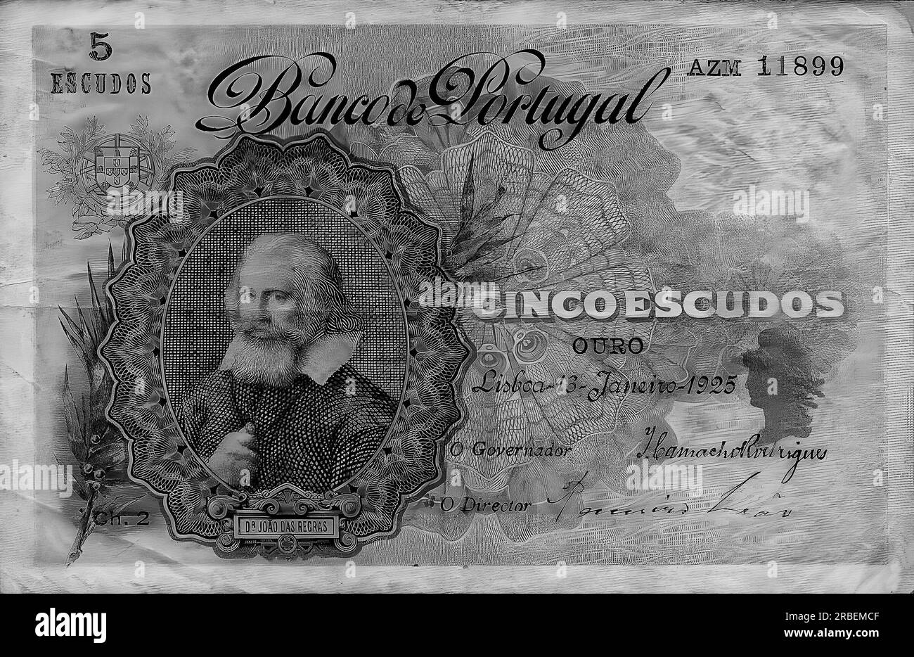 Photo Banknote Portugal Escudos Chapa Stock Photo Alamy