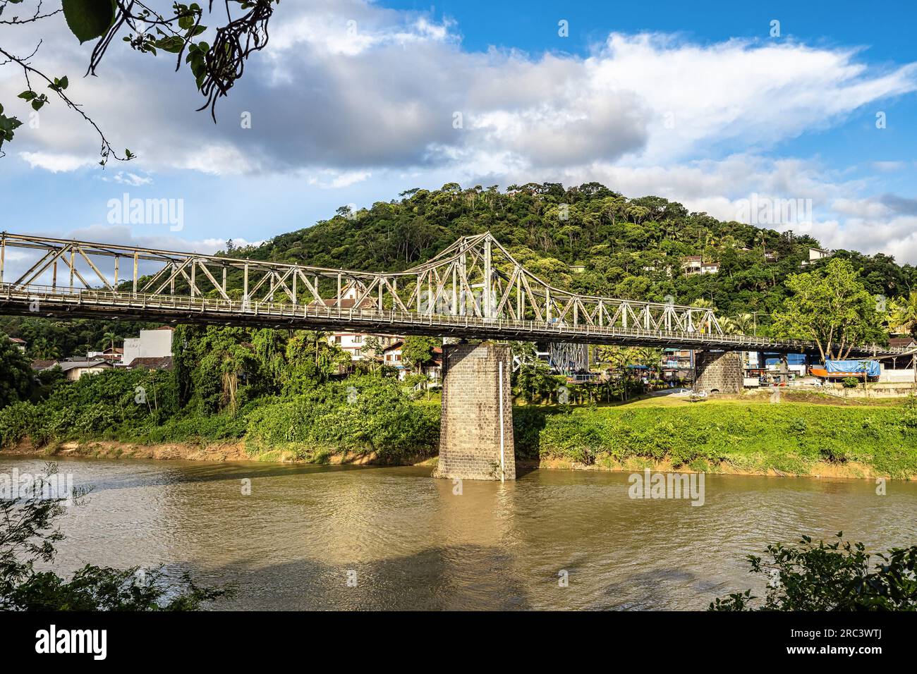 The Iron Bridge In Blumenau Santa Catarina In Brazil Ponte De Ferro