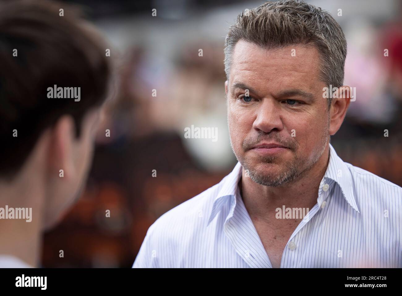 Matt Damon Poses For Photographers At The Photo Call For The Film