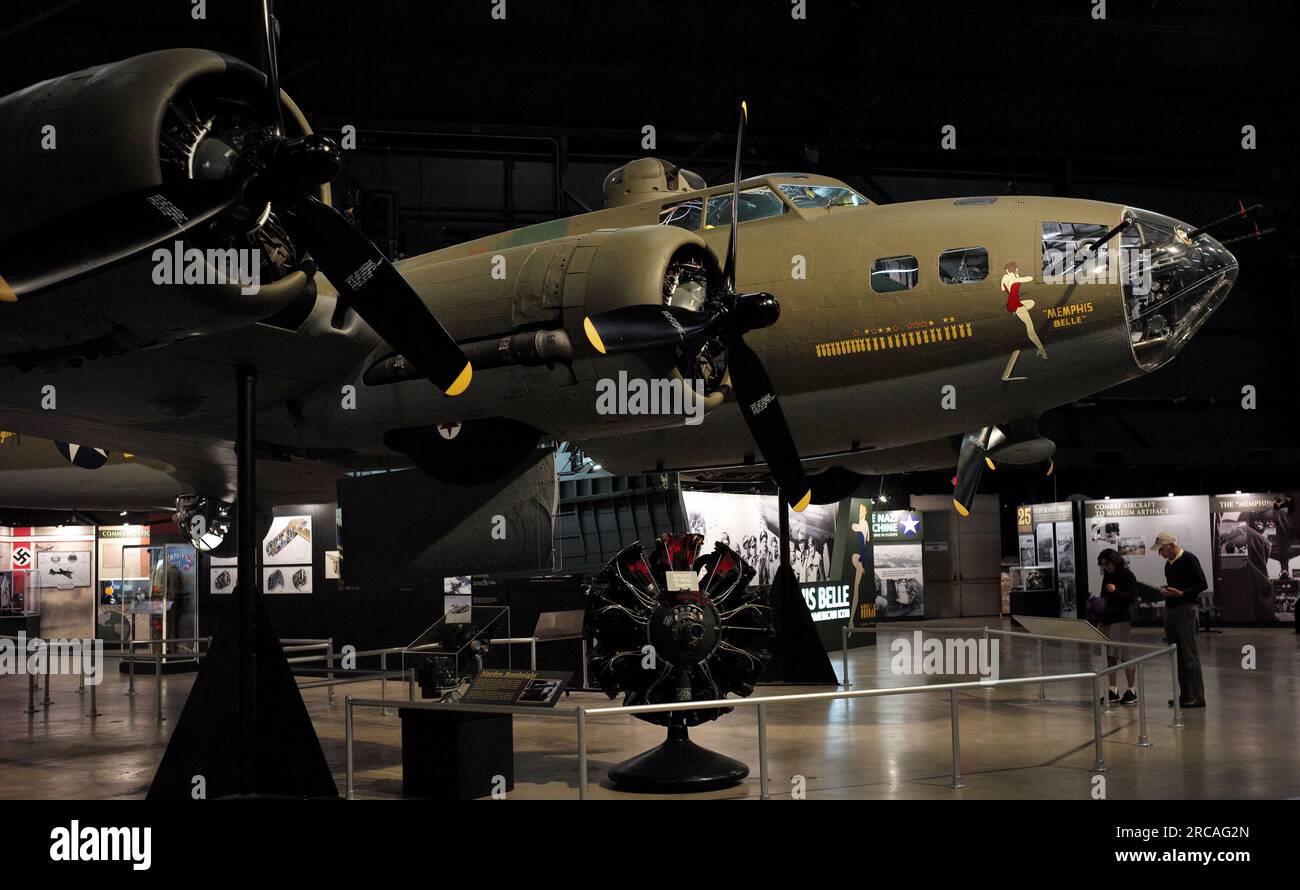 Memphis Belle B F Seen At The National Museum Of The U S Air Force