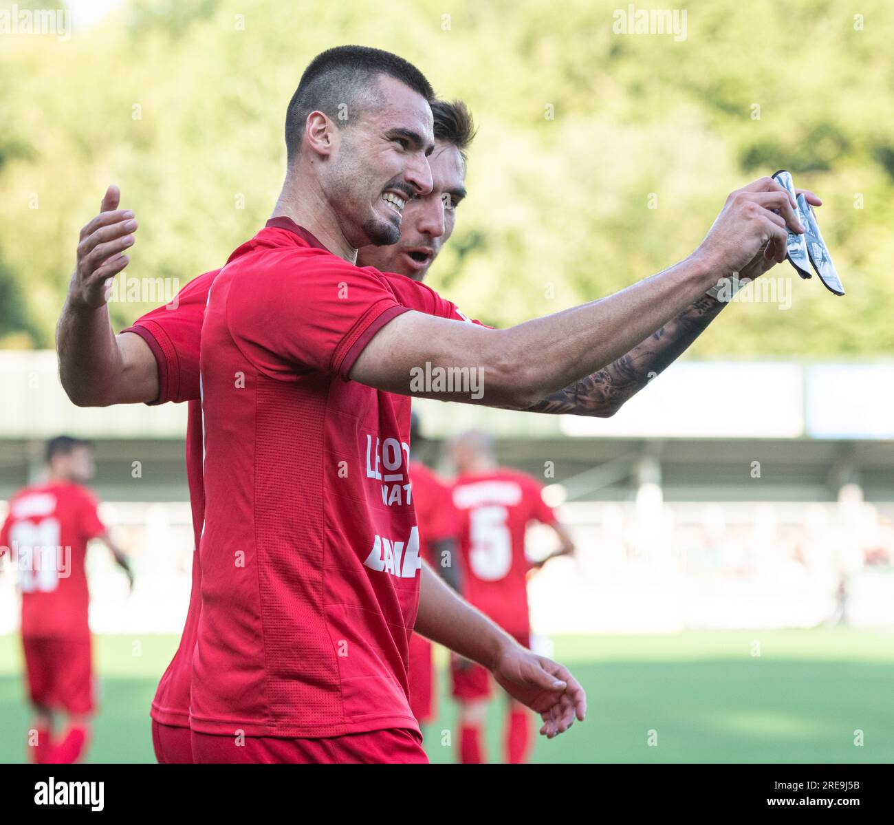 Uefa Conference League Football Match Hi Res Stock Photography And