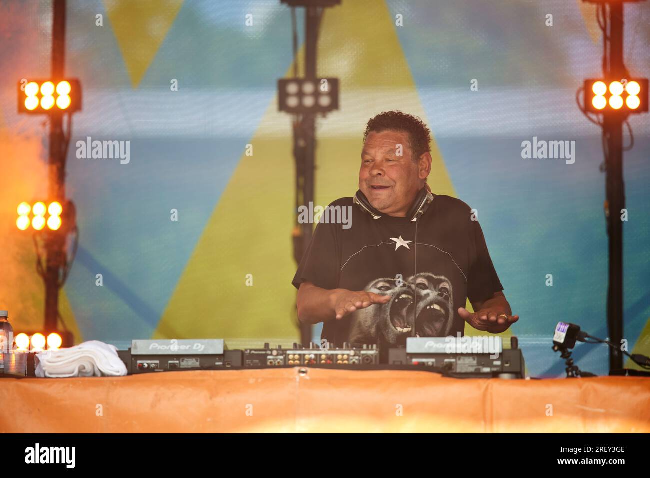 The Craig Charles Funk And Soul Show Salford Quays Mediacityuk Stock