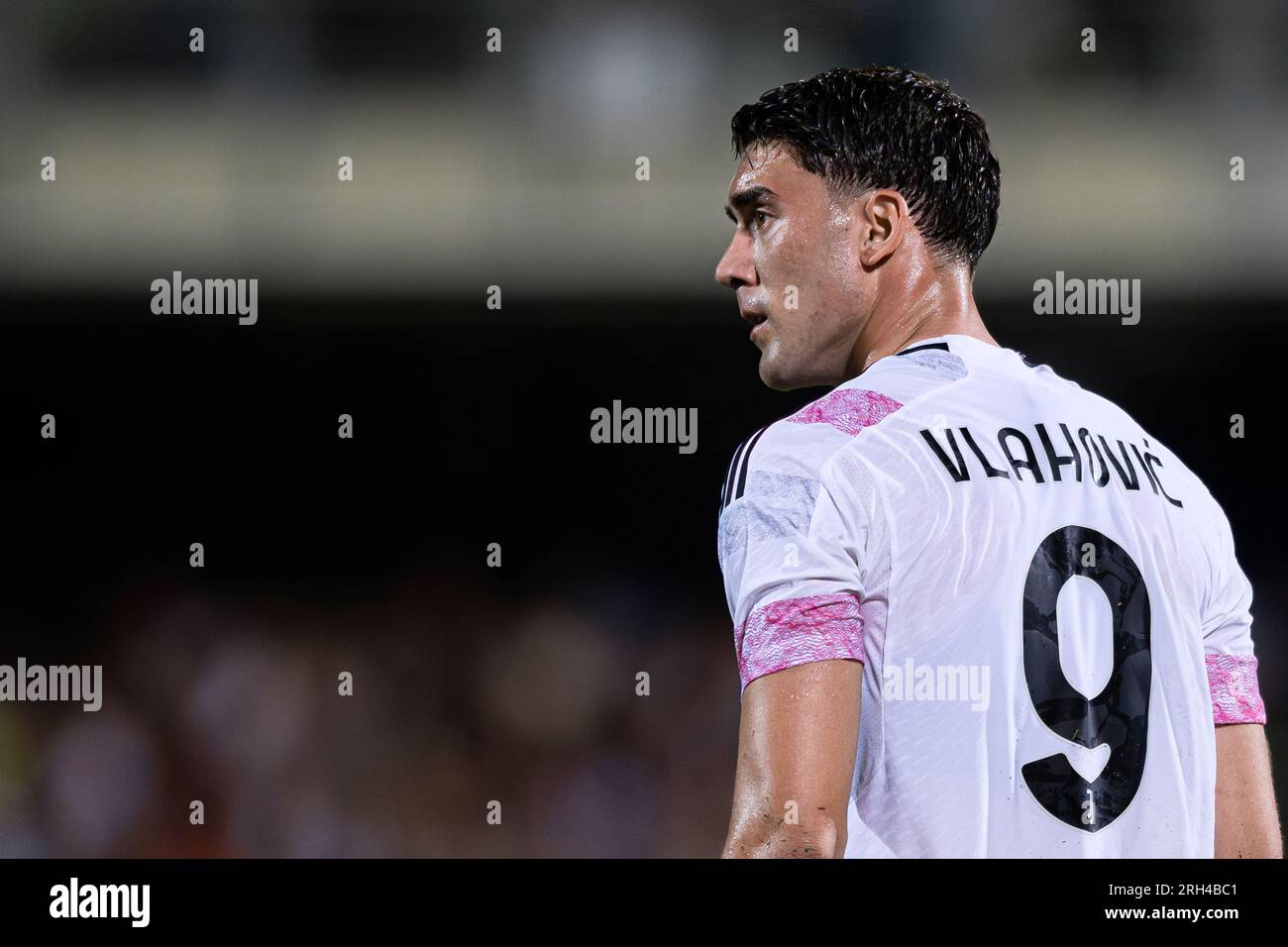 Dusan Vlahovic Of Juventus Fc Looks On During The Friendly Football