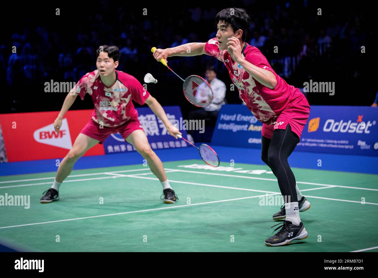 South Korea S Kang Min Hyuk And Seo Seung Jae In Action During The Men