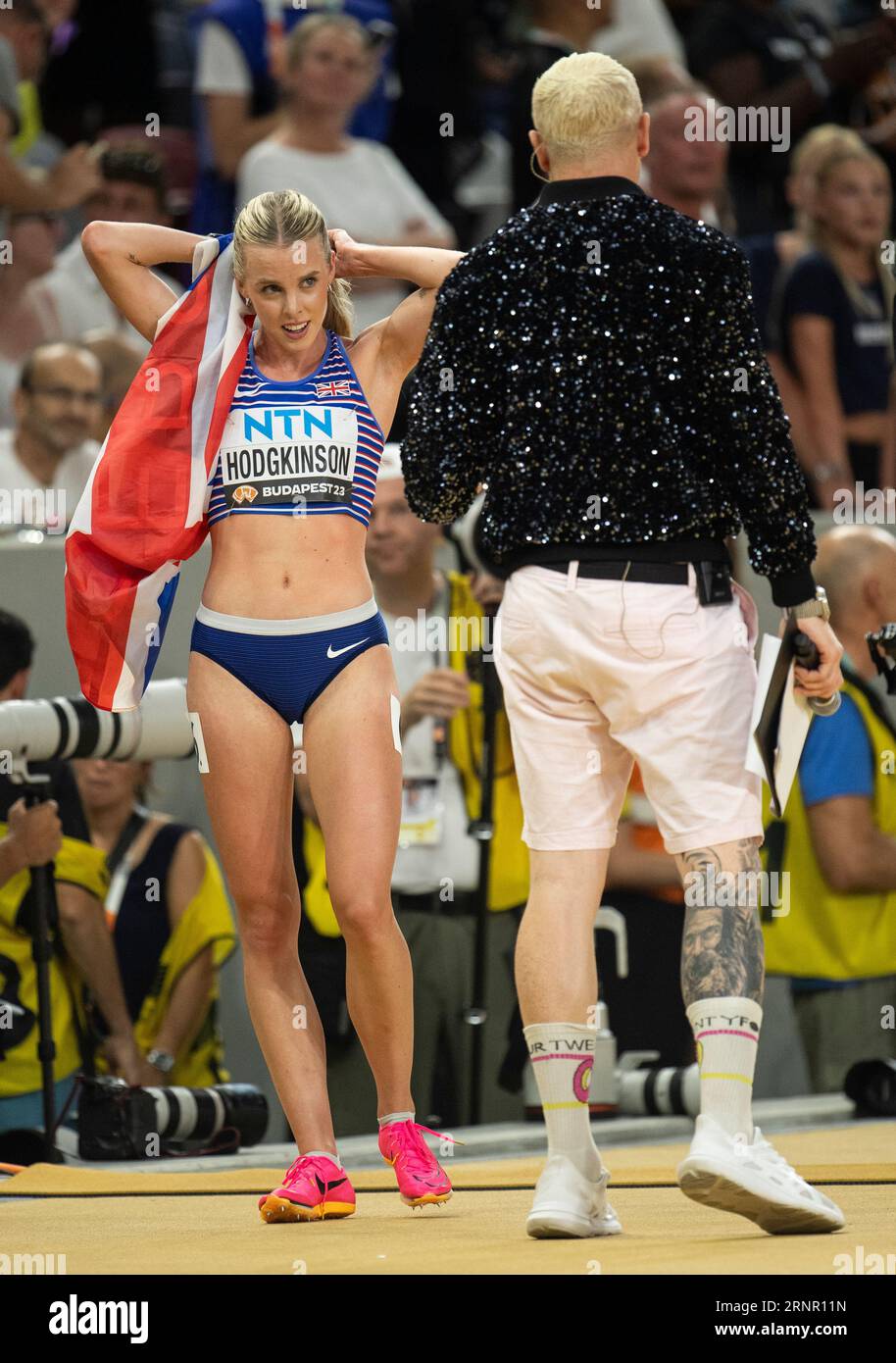 Keely Hodgkinson Of Gb Ni Celebrates After Competing In The Womens