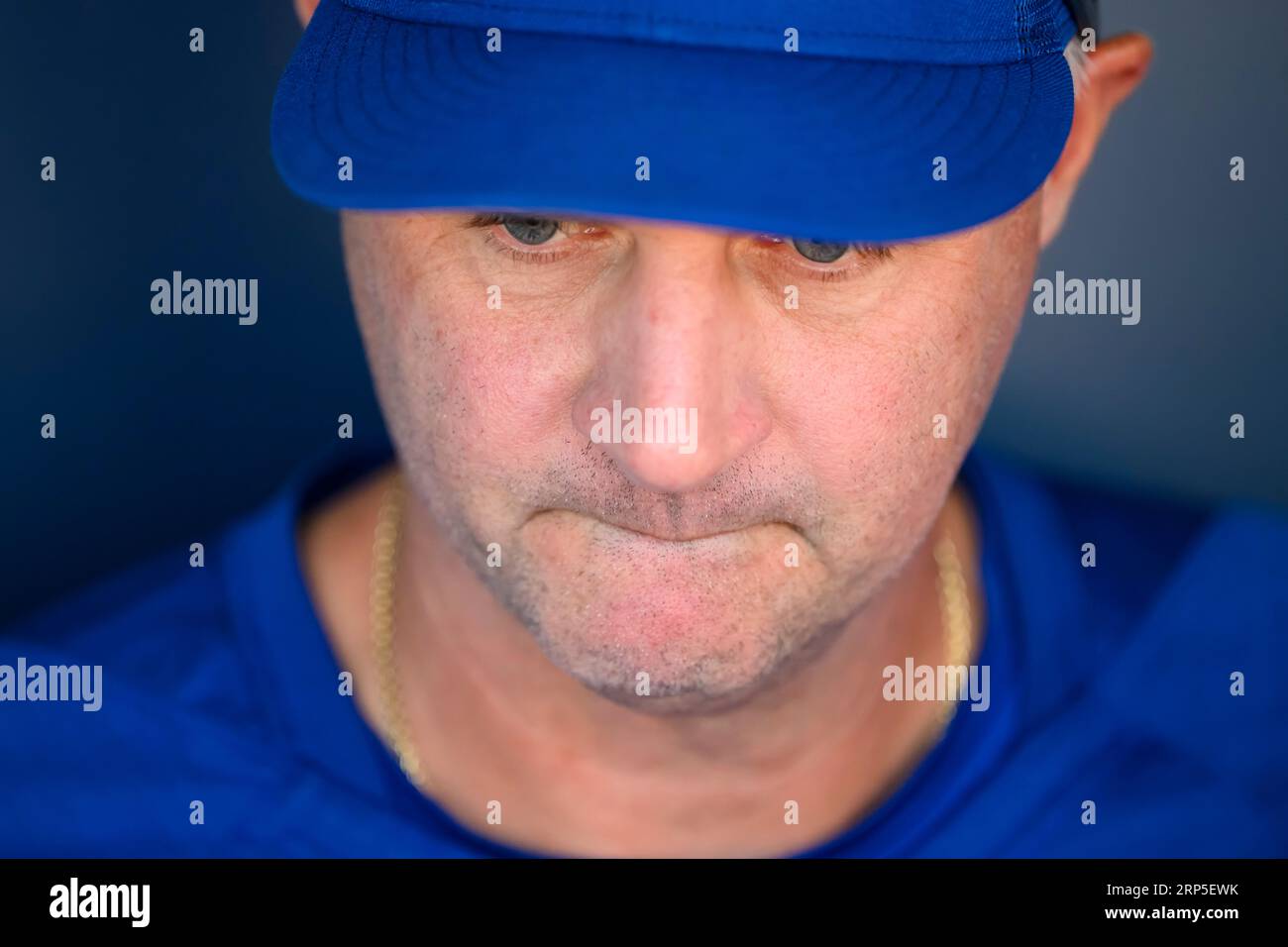 Kansas City Royals Manager Matt Quatraro Talks To The Media During Warm