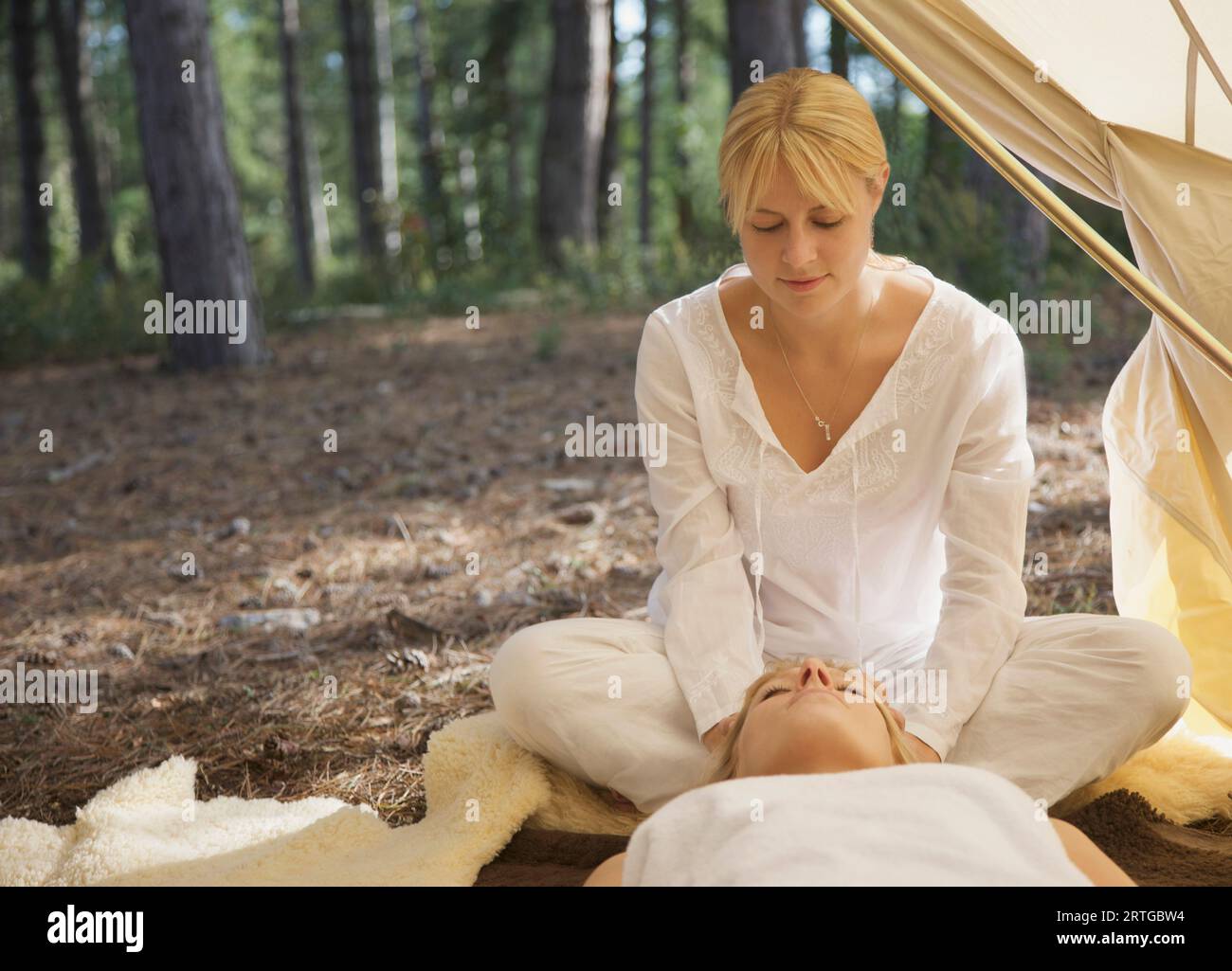 Blonde Female Masseuse Hi Res Stock Photography And Images Alamy