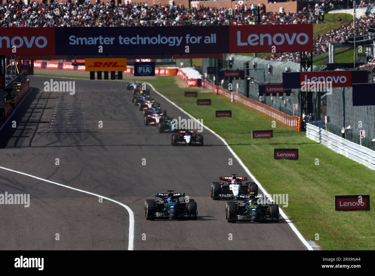 Suzuka Japan 24th Sep 2023 George Russell GBR Mercedes AMG F1 W14