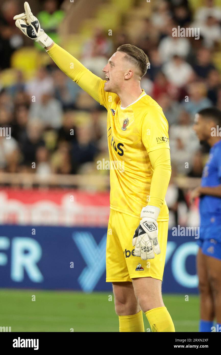 Nice Goalkeeper Marcin Bulka During The French Championship Ligue