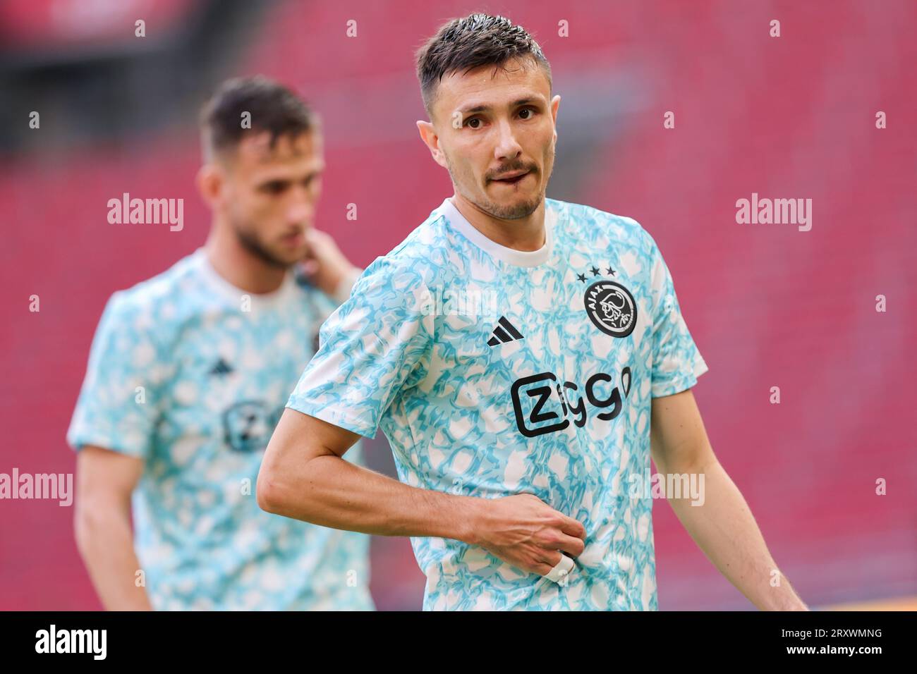 AMSTERDAM NETHERLANDS SEPTEMBER 27 Steven Berghuis Of Ajax During