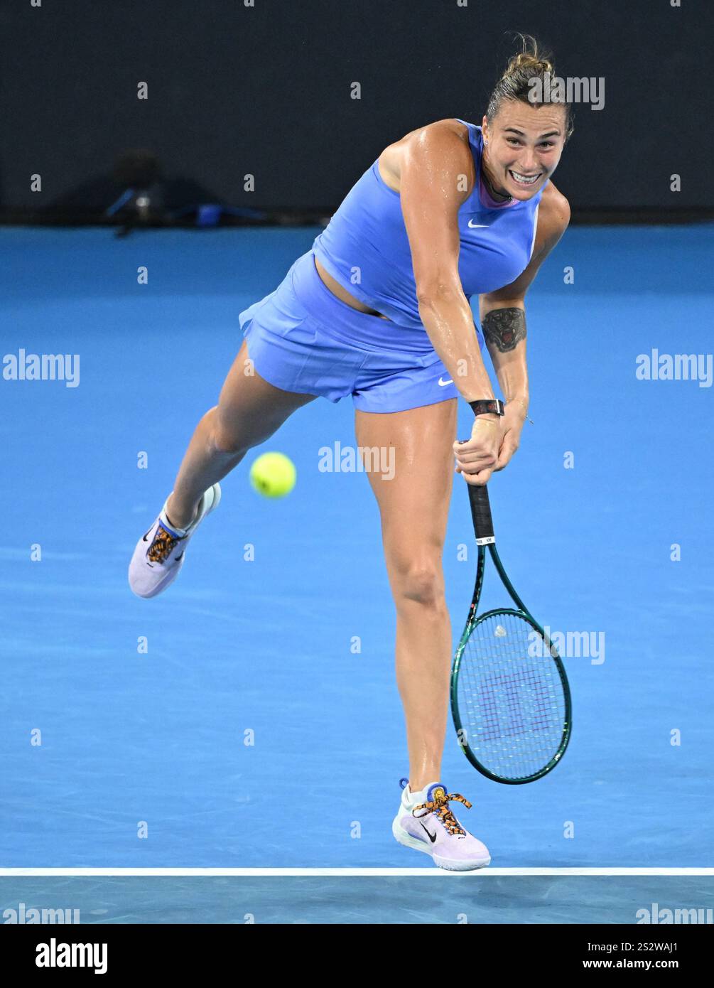 Aryna Sabalenka Of Belarus In Action During The Brisbane International