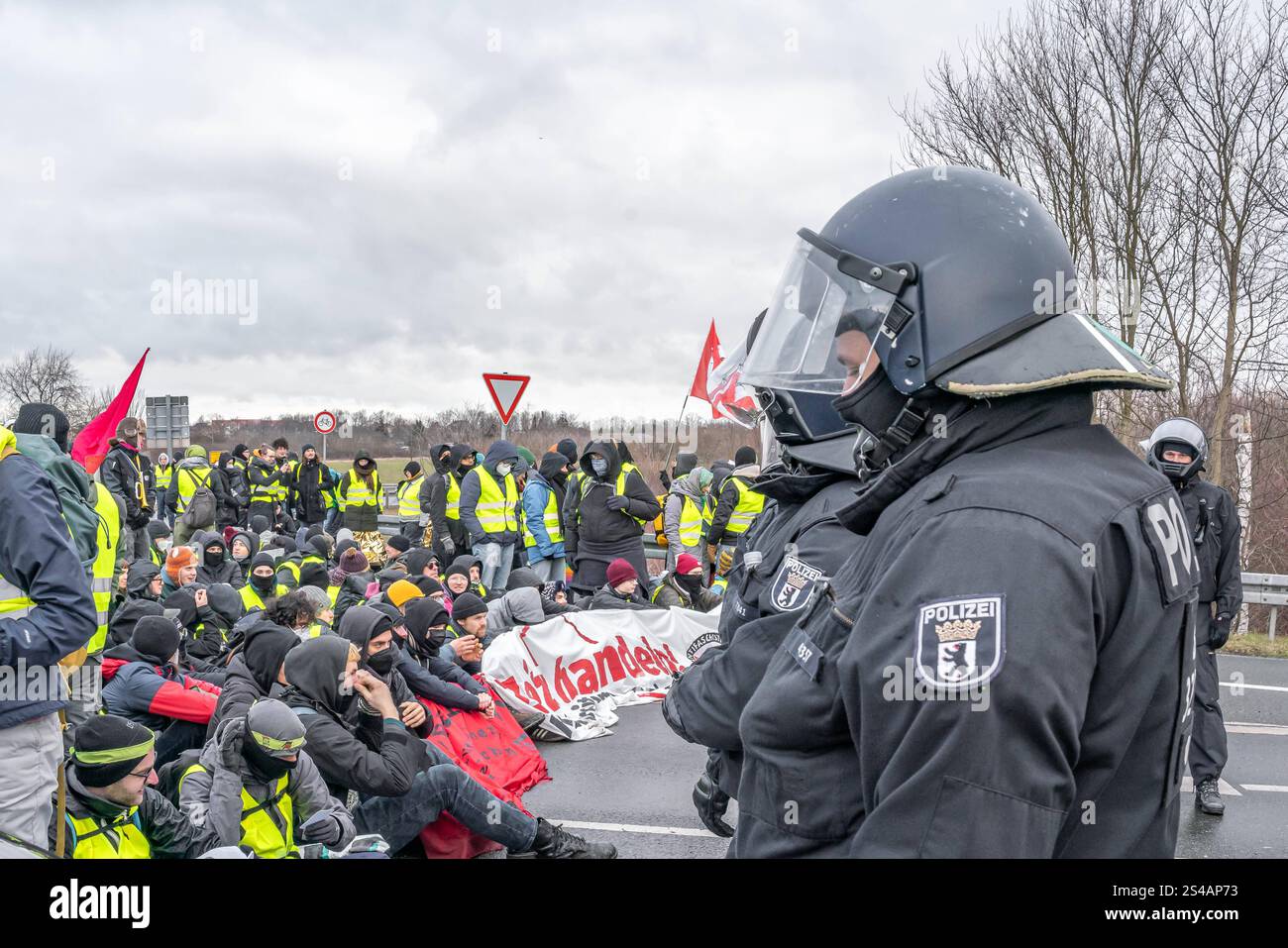 Riesa Deutschland Januar Afd Parteitag Bundesparteitag In