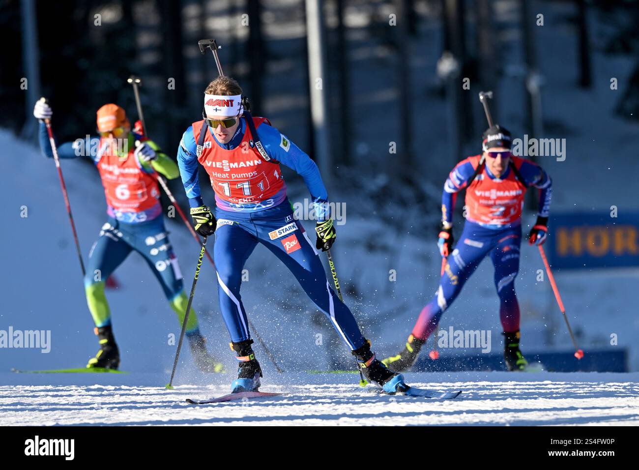 From Left Jakov Fak From Slovenia Tero Seppala From Finland And